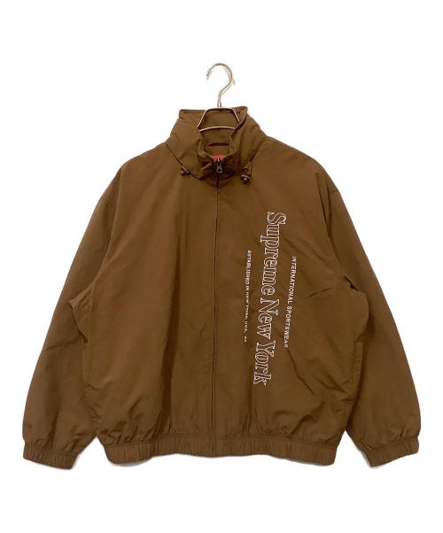 SUPREME（シュプリーム）Supreme (シュプリーム) サイドロゴトラックジャケット ブラウン サイズ:Mの古着・服飾アイテム