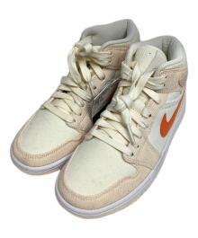 NIKE（ナイキ）の古着「Air JORDAN 1 MID SE」｜ベージュ×オレンジ