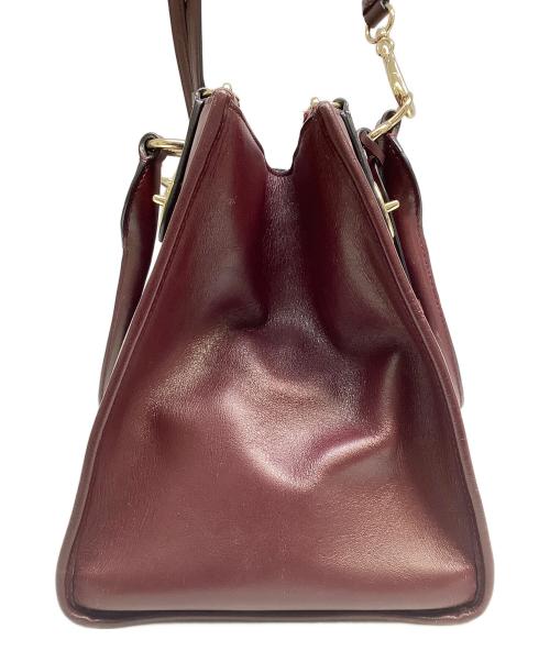 COACH（コーチ）COACH (コーチ) 2WAYショルダーバッグ ワインレッドの古着・服飾アイテム