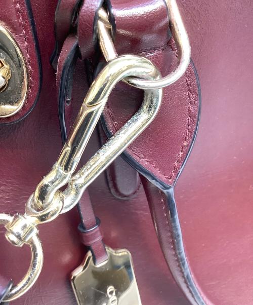 COACH（コーチ）COACH (コーチ) 2WAYショルダーバッグ ワインレッドの古着・服飾アイテム