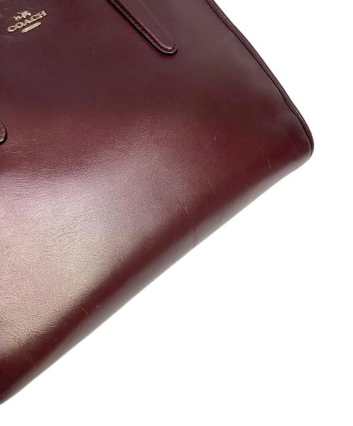 COACH（コーチ）COACH (コーチ) 2WAYショルダーバッグ ワインレッドの古着・服飾アイテム