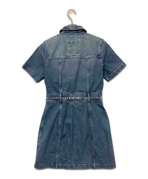 MICHAEL KORS（マイケルコース）MICHAEL KORS (マイケルコース) 半袖ワンピース インディゴ サイズ:S/Pの古着・服飾アイテム