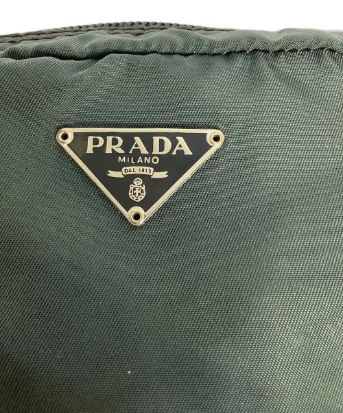PRADA（プラダ）PRADA (プラダ) ポーチ グリーンの古着・服飾アイテム