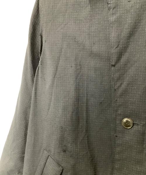 meanswhile（ミーンズワイル）meanswhile (ミーンズワイル) ステンカラーコート ネイビー サイズ:Sの古着・服飾アイテム