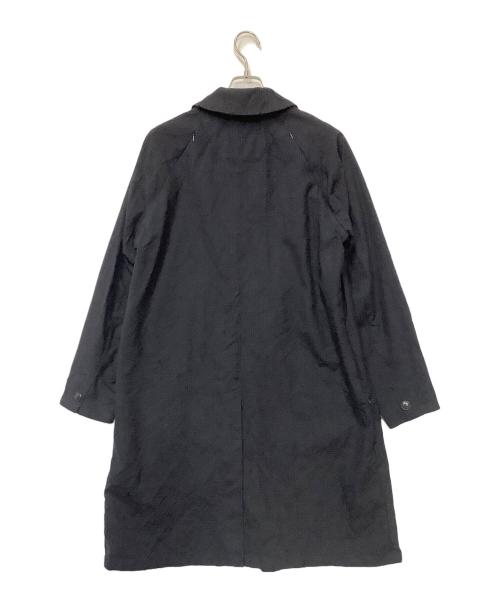 meanswhile（ミーンズワイル）meanswhile (ミーンズワイル) ステンカラーコート ネイビー サイズ:Sの古着・服飾アイテム