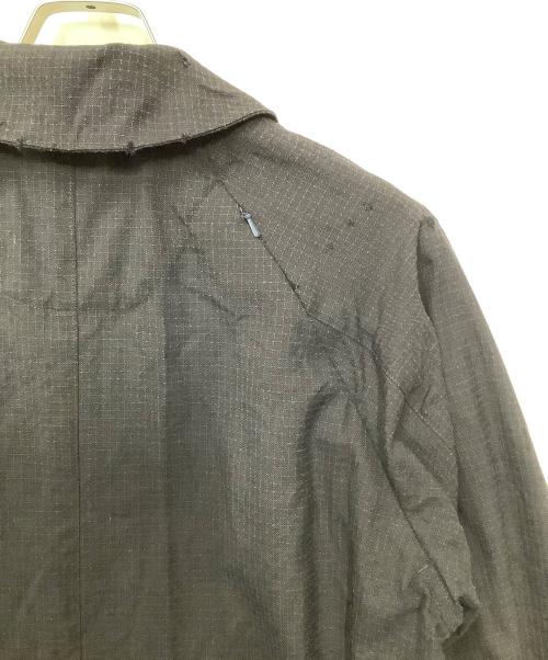 meanswhile（ミーンズワイル）meanswhile (ミーンズワイル) ステンカラーコート ネイビー サイズ:Sの古着・服飾アイテム