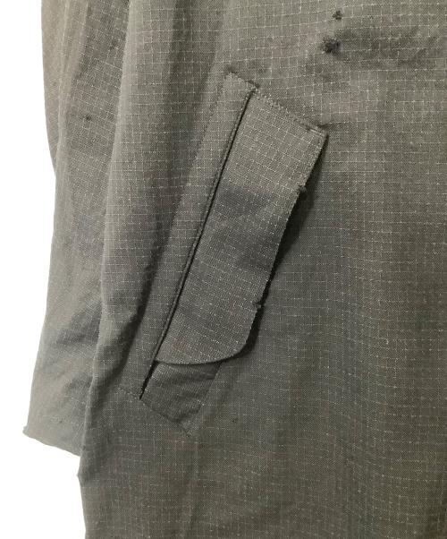 meanswhile（ミーンズワイル）meanswhile (ミーンズワイル) ステンカラーコート ネイビー サイズ:Sの古着・服飾アイテム