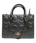 COACHコーチ）の古着「2WAYショルダーバッグ」｜ブラック