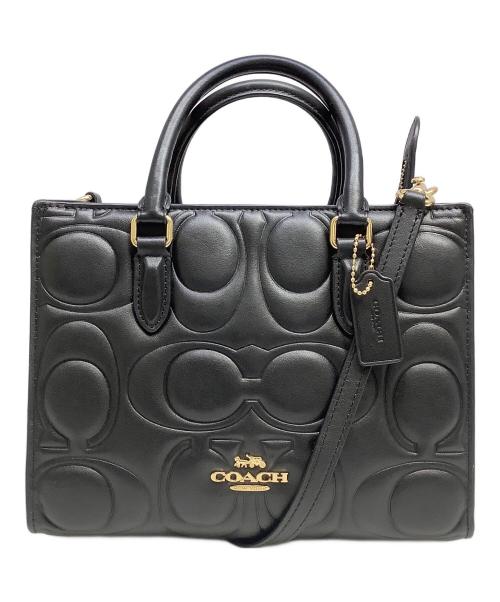 COACH（コーチ）COACH (コーチ) 2WAYショルダーバッグ ブラックの古着・服飾アイテム
