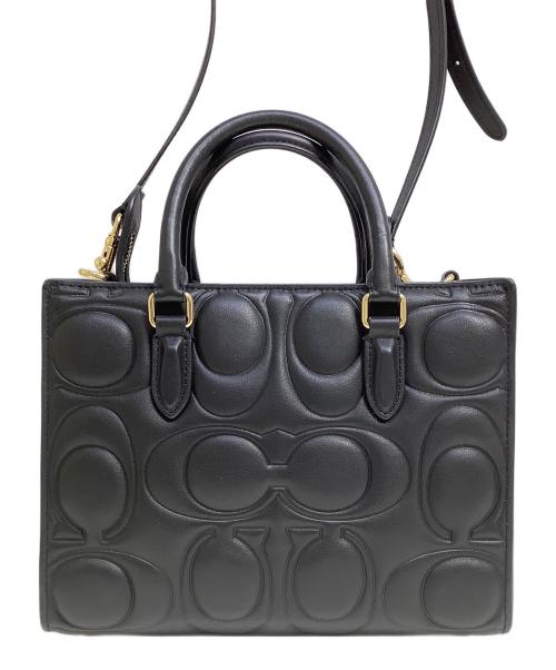 COACH（コーチ）COACH (コーチ) 2WAYショルダーバッグ ブラックの古着・服飾アイテム