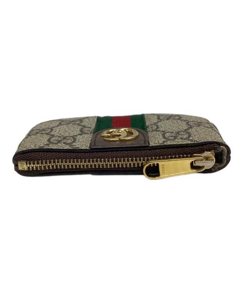 GUCCI（グッチ）GUCCI (グッチ) オフィディアキーケース ベージュ×ブラウンの古着・服飾アイテム