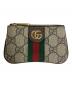 GUCCI（グッチ）の古着「オフィディアキーケース」｜ベージュ×ブラウン