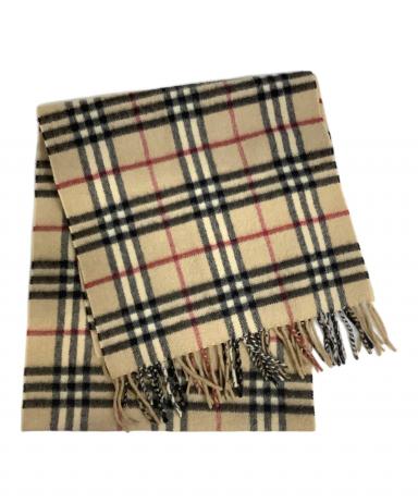 中古・古着通販】BURBERRY (バーバリー) ノバチェックカシミヤマフラー