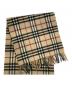 BURBERRY（バーバリー）の古着「ノバチェックカシミヤマフラー」｜ベージュ