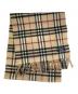 BURBERRY (バーバリー) ノバチェックカシミヤマフラー ベージュ：6000円