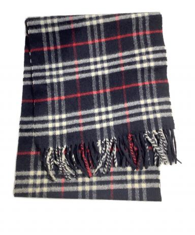 BURBERRY バーバリー マフラー カシミヤ ノバチェック　リバーシブル 中古・古着通販】BURBERRY (バーバリー) ノバチェックカシミヤマフラー