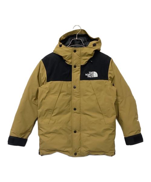 THE NORTH FACE（ザ ノース フェイス）THE NORTH FACE (ザ ノース フェイス) Mountain Down Jacket ベージュ×ブラック サイズ:XSの古着・服飾アイテム
