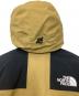 中古・古着 THE NORTH FACE (ザ ノース フェイス) Mountain Down Jacket ベージュ×ブラック サイズ:XS：35000円