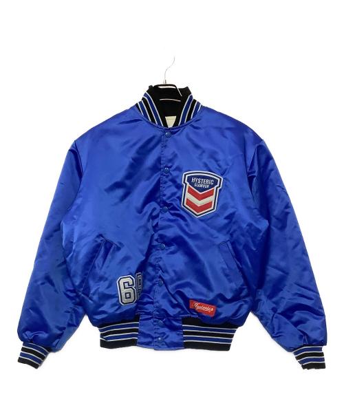 Hysteric Glamour（ヒステリックグラマー）Hysteric Glamour (ヒステリックグラマー) ロゴワッペンスタジャン ブルー サイズ:Sの古着・服飾アイテム