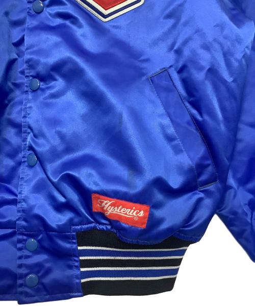 Hysteric Glamour（ヒステリックグラマー）Hysteric Glamour (ヒステリックグラマー) ロゴワッペンスタジャン ブルー サイズ:Sの古着・服飾アイテム