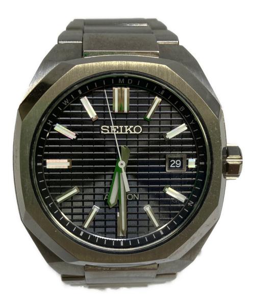 SEIKO（セイコー）SEIKO (セイコー) 腕時計 ブラックの古着・服飾アイテム
