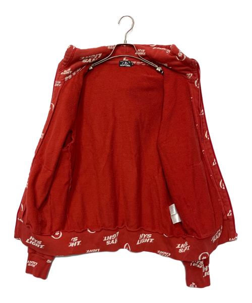 Hysteric Glamour（ヒステリックグラマー）Hysteric Glamour (ヒステリックグラマー) ジップパーカー レッド サイズ:Mの古着・服飾アイテム