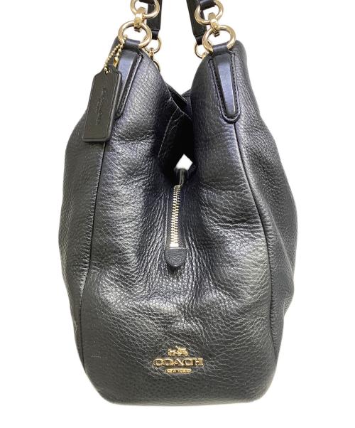 COACH（コーチ）COACH (コーチ) ハンドバッグ ブラックの古着・服飾アイテム