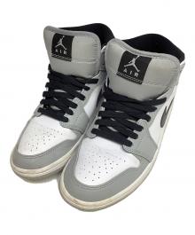 NIKE（ナイキ）の古着「AIR JORDAN 1 MID」｜ホワイト×グレー