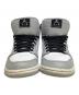 中古・古着 NIKE (ナイキ) AIR JORDAN 1 MID ホワイト×グレー サイズ:26cm：9000円