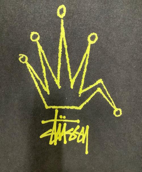 stussy（ステューシー）stussy (ステューシー) プルオーバーパーカー ブラック サイズ:Lの古着・服飾アイテム