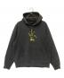 stussy（ステューシー）の古着「プルオーバーパーカー」｜ブラック