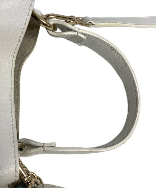 FURLA（フルラ）FURLA (フルラ) 2WAYバッグ ホワイトの古着・服飾アイテム