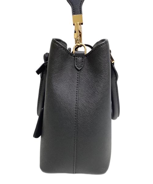 TORY BURCH（トリーバーチ）TORY BURCH (トリーバーチ) 2WAYショルダーバッグ ブラックの古着・服飾アイテム