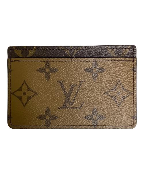 LOUIS VUITTON（ルイ ヴィトン）LOUIS VUITTON (ルイ ヴィトン) カードケース ブラウンの古着・服飾アイテム
