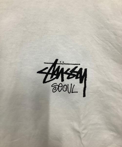 stussy（ステューシー）stussy (ステューシー) 半袖カットソー ホワイト サイズ:Lの古着・服飾アイテム
