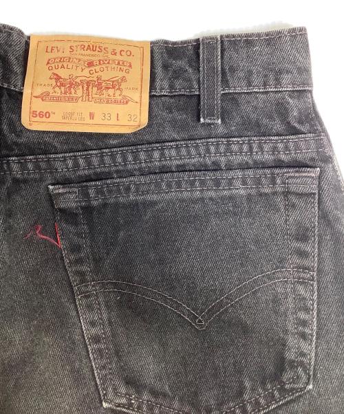 LEVI'S（リーバイス）LEVI'S (リーバイス) 560デニムパンツ ブラック サイズ:W33の古着・服飾アイテム