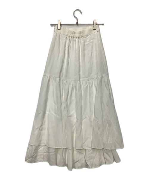 FRAY ID（フレイ アイディー）FRAY ID (フレイ アイディー) スカート ホワイトの古着・服飾アイテム