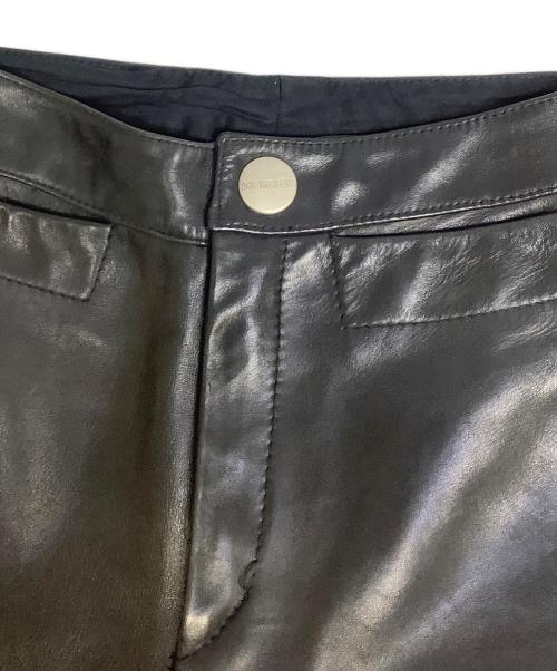 DIRK BIKKEMBERGS（ダークビッケンバーグ）DIRK BIKKEMBERGS (ダークビッケンバーグ) レザーパンツ ブラック サイズ:46の古着・服飾アイテム