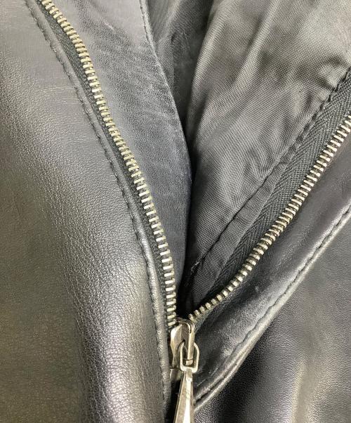 DIRK BIKKEMBERGS（ダークビッケンバーグ）DIRK BIKKEMBERGS (ダークビッケンバーグ) レザーパンツ ブラック サイズ:46の古着・服飾アイテム