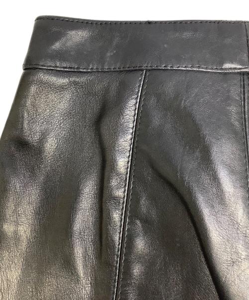DIRK BIKKEMBERGS（ダークビッケンバーグ）DIRK BIKKEMBERGS (ダークビッケンバーグ) レザーパンツ ブラック サイズ:46の古着・服飾アイテム