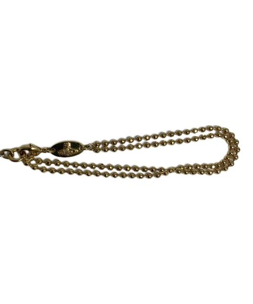 Vivienne Westwood（ヴィヴィアンウエストウッド）Vivienne Westwood (ヴィヴィアンウエストウッド) ブレスレット ゴールドの古着・服飾アイテム