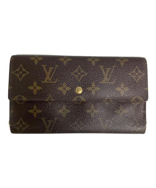 LOUIS VUITTON（ルイ ヴィトン）LOUIS VUITTON (ルイ ヴィトン) ポルトトレゾール ブラウンの古着・服飾アイテム