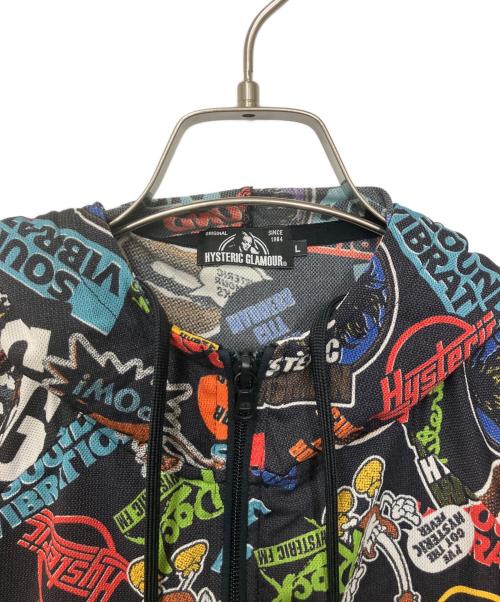 Hysteric Glamour（ヒステリックグラマー）Hysteric Glamour (ヒステリックグラマー) ジップパーカー マルチカラー サイズ:Lの古着・服飾アイテム