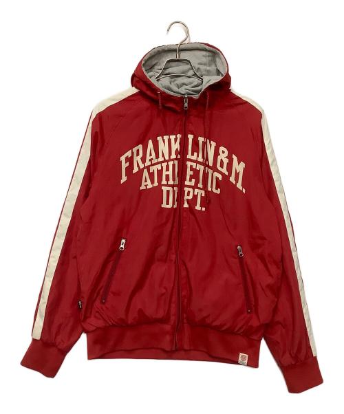 Franklin & Marshall（フランクリン＆マーシャル）Franklin & Marshall (フランクリン＆マーシャル) ジップジャケット レッド サイズ:Lの古着・服飾アイテム