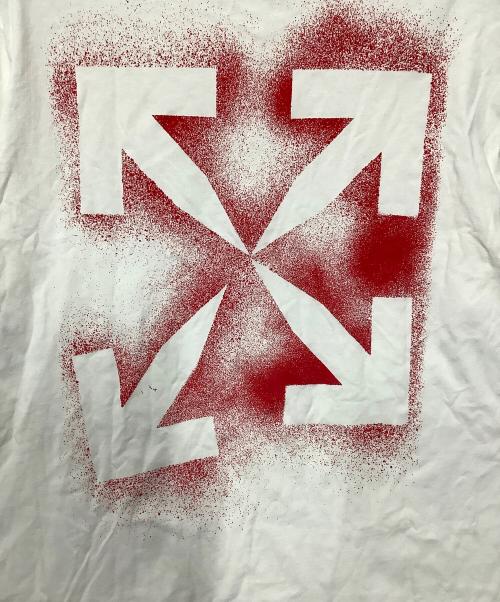 OFFWHITE（オフホワイト）OFFWHITE (オフホワイト) 半袖カットソー ホワイト サイズ:XLの古着・服飾アイテム