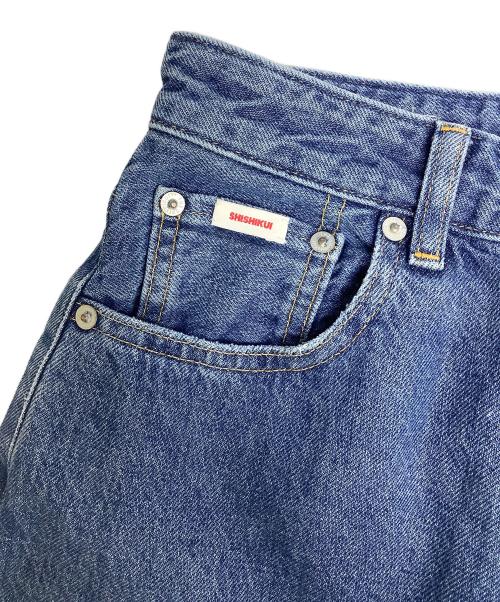 SHISHIKUI（シシクイ）shishikui (シシクイ) デニムパンツ インディゴ サイズ:34の古着・服飾アイテム