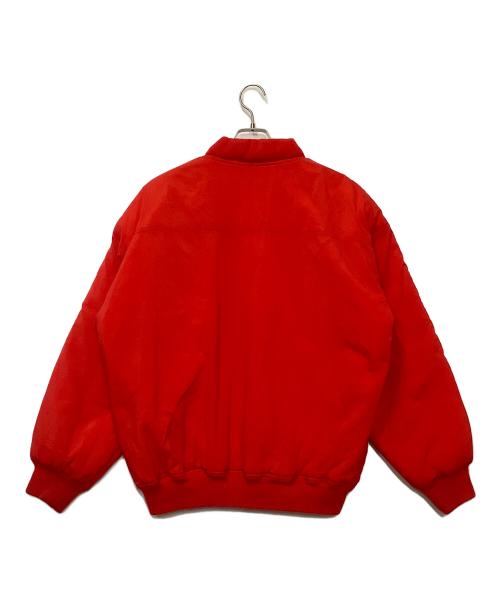 adidas（アディダス）adidas (アディダス) 中綿ジャケット レッド サイズ:US38の古着・服飾アイテム