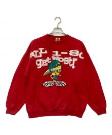 LOONEY TUNES（ルーニーチューンズ）の古着「スウェット」｜レッド