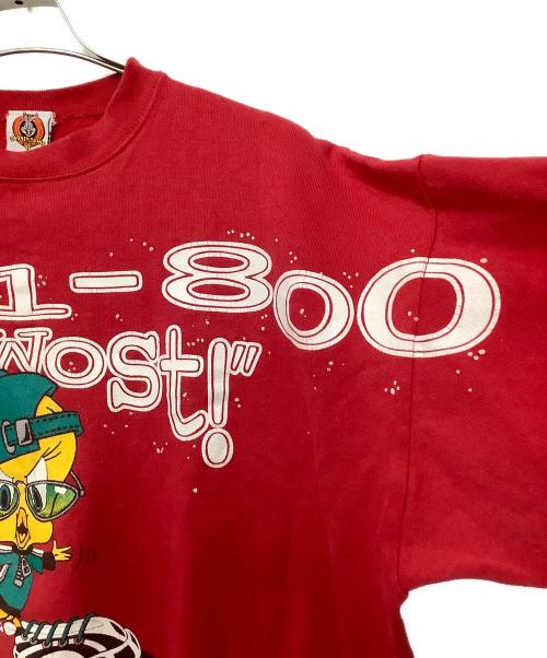 LOONEY TUNES（ルーニーチューンズ）LOONEY TUNES (ルーニーチューンズ) スウェット レッド サイズ:-の古着・服飾アイテム