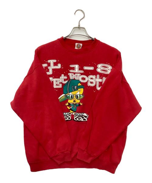 LOONEY TUNES（ルーニーチューンズ）LOONEY TUNES (ルーニーチューンズ) スウェット レッド サイズ:-の古着・服飾アイテム